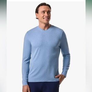 Coolibar Morada Men's Sky Blue Long Sleeve Tee - L
